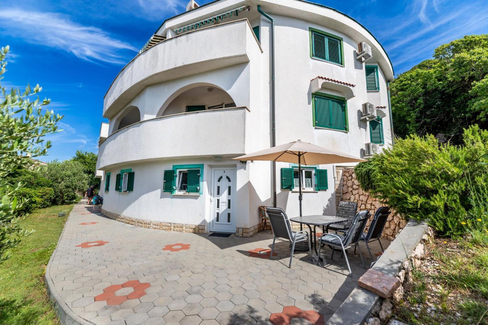 Apartments Oleander Kricin Baška Dış mekan fotoğraf